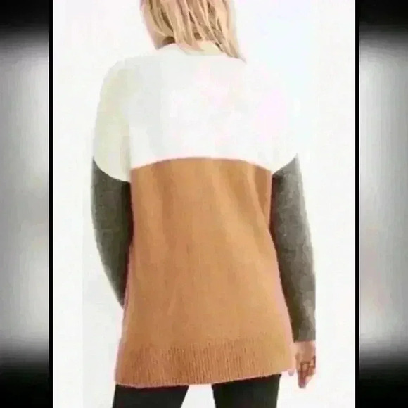 Madewell Womens Allston Double-Button Cardigan Sweater in Colorblock S - Picture 2 of 15